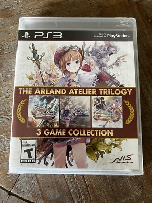 Arland Atelier Trilogy (Sony PlayStation 3, 2015) PS3 New In Shrink Wrap