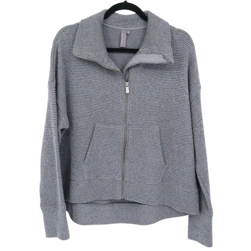 Sweaty Betty Boucle Sweatshirt Damen M grau Cozycore sportlich Active Wear Gym