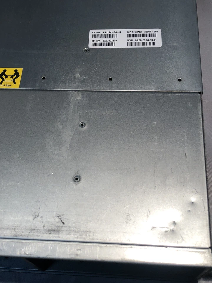 NetApp P41194-04-B 24-Bay SFF Storage Array w/ 2X P41139-07-C Controllers 2x AC - Image 4 of 4