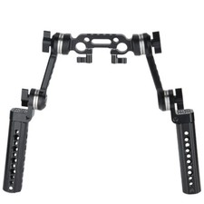 NICEYRIG ARRI Standard Rosette Handle Grip w/ Dogbone Arms for 15mm Shoulder Rig