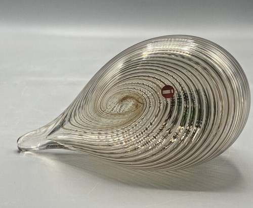 Oiva Toikka Art Glass Bird for iittala Nuutajarvi Finland Huitti Crake 1998-2002 - Picture 10 of 12
