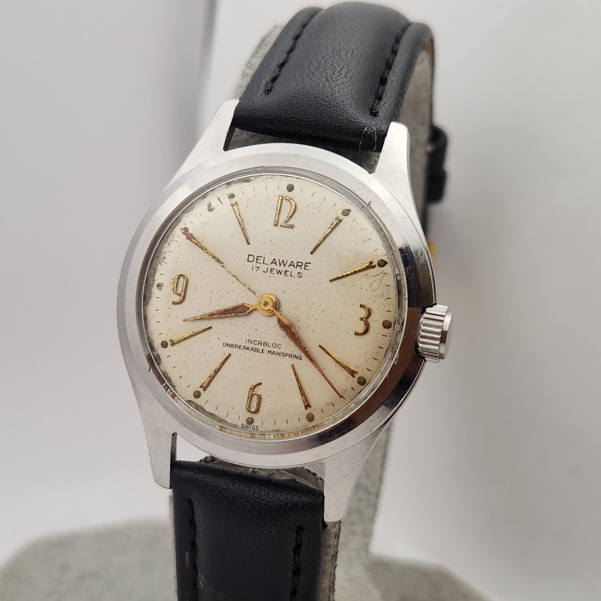 Vintage Delaware by SELLITA men's manual winding watch AS