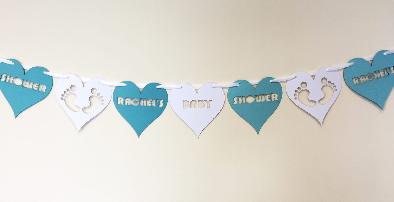 Miss to Mrs Heart Bunting Wedding Decoration Gift Present Husband Wife Hen Night