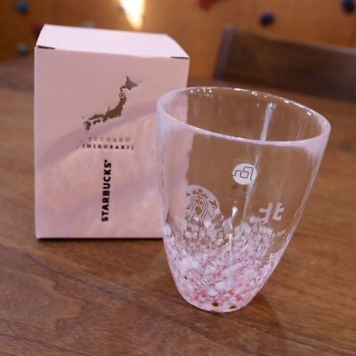 Starbucks Japan Tsugaru Vidro Glass Hirosaki Pink JIMOTO Series
