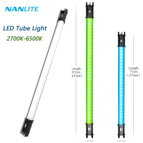 Nanlite Pavotube 15C 77cm/30C 117cm RGBW Handheld Led Video Light 2700K-6500K - Picture 4 of 11