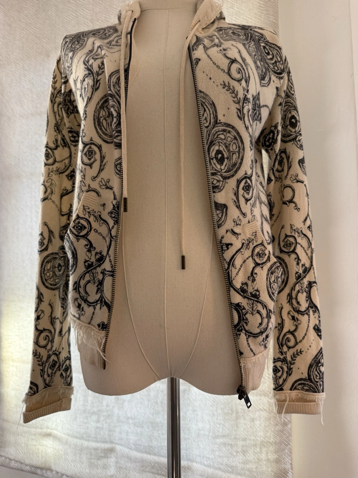 OFF WHITE L.A.M.B. Felpa con cappuccio By Gwen Stefani in cashmere