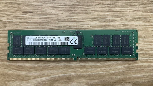 SKhynix 32GB 2Rx4 PC4-2666V DDR4 ECC RAM HMA84GR7CJR4N-VK R640 R740 G10