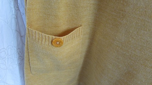 Outfit Classic NKD Strickshirt Kurzarm Damen Gr.48 curry - Bild 6 von 7