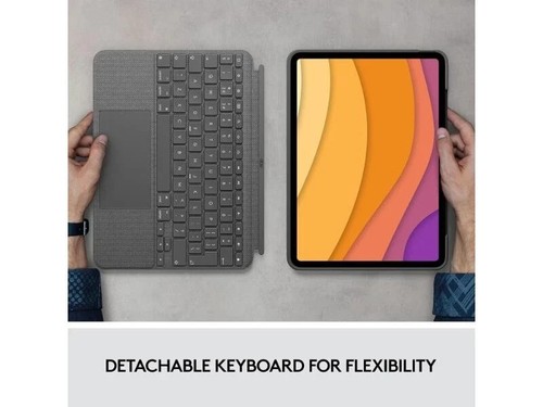 [£209] Logitech Combo Touch Keyboard Trackpad For iPad Air 4th/5th 11" - Picture 2 of 6