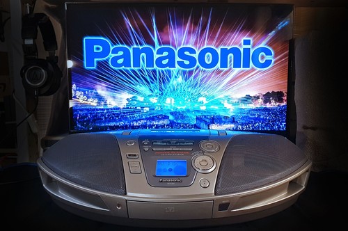 Panasonic RX-ES27 Portable STEREO Radio CD Cassette System - Boombox - Afbeelding 17 van 24