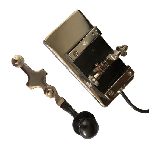 K4 Manual Telegraph Key Morse Key CW Key For Shortwave Radio Morse Code CW - Picture 4 of 6
