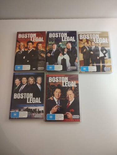 Boston Legal The Complete Series 1 2 3 4 5 Tin Boxset (DVD, 2008) (Region 4 PAL) - Picture 4 of 16