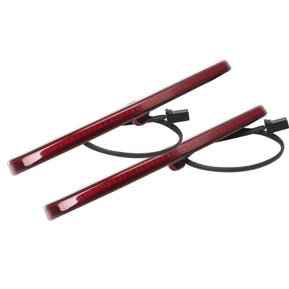Красный светодиодный тормозной ходовой фонарь с лопастями заднего крыла для Harley Trike Tri Glide 09-22 - Изображение 3 из 4