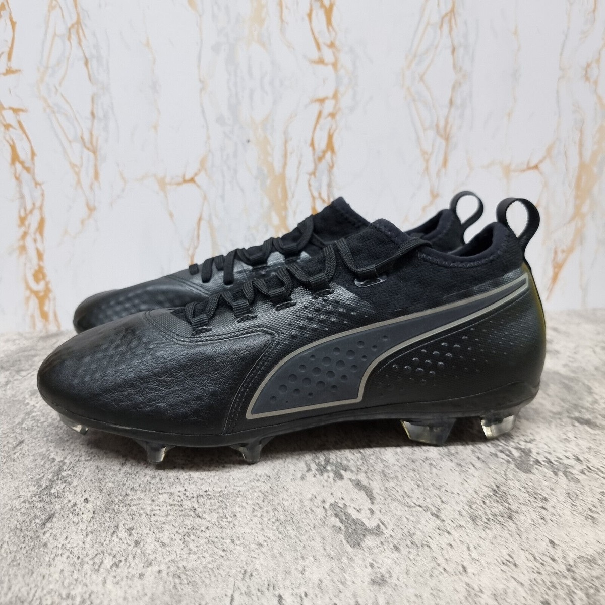 PUMA One Leather FG Eclipse Football Boots (104740 02) UK - Main Image