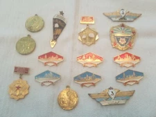 lot of 15 Soviet USSR medals and pin  Badges - 100% Original!