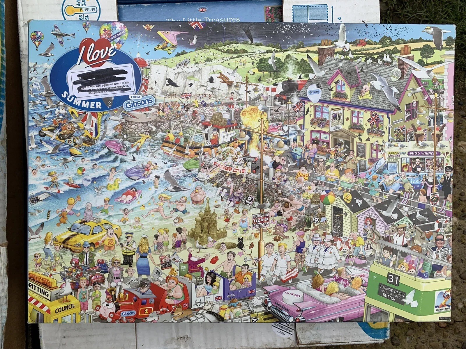 Job lot 8 X 1000 jigsaw puzzles Mike Jupp Gibsons W H Smith All