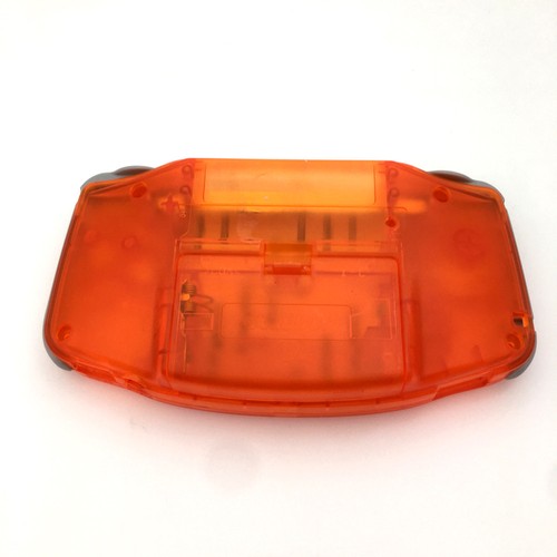 Replacement Shell Clear Orange Housing Shell Case+Buttons Kit for Nintendo GBA - Picture 6 of 20