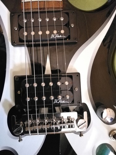 BC Rich Warlock Metal Master Tribal Fire 2000s Kerry King SLAYER - Imagen 9 de 24