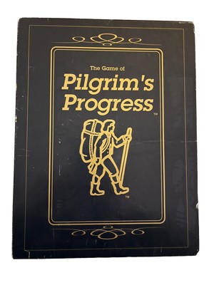Das Spiel des Pilgerfortschritts christlich pädagogisch Vintage Brettspiel selten