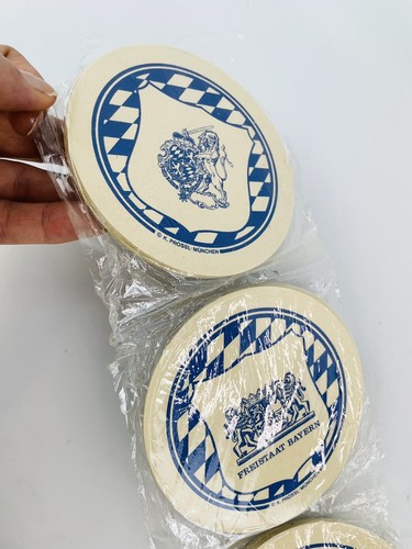 NEW Vtg Lot 20 K. Prossl Munchen Coasters Made in Germany Castles Oktoberfest - Imagen 8 de 10