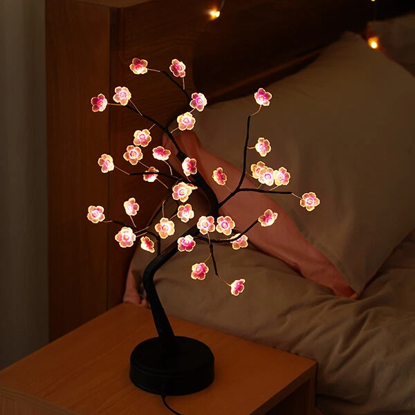 Cherry Blossom Bonsai Tree Light Decorative LED Tree Light DIY Artificial Light  - image 3 of 4