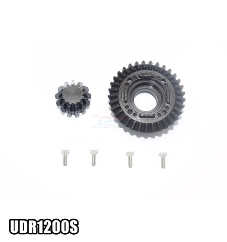 Ingranaggio differenziale anteriore Harden Steel #45 + ingranaggio differenziale posteriore per TRAXXAS UDR - Foto 8 di 9