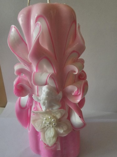 hand carved candle 16 cm - 第 3/9 張圖片