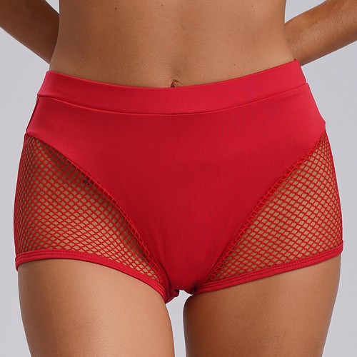 Women's Yoga Booty Shorts Sexy Hollow Out Dance Hot Pants Gym Workout Underwear - Picture 24 of 40