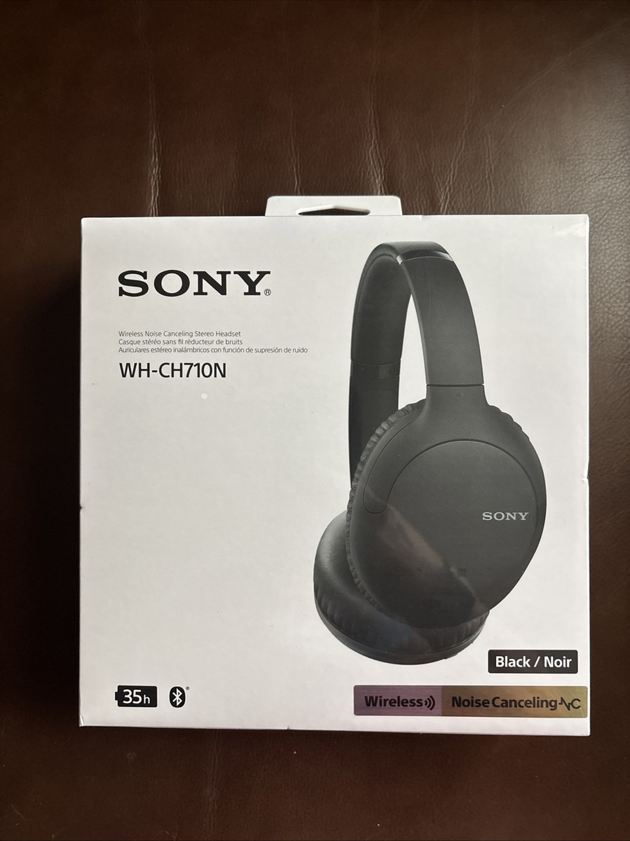Sony WH-CH710N Wireless Noise-Canceling Headset - Black for