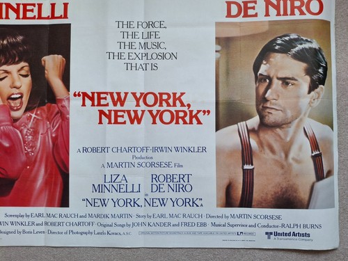 New York New York Original Rare Quad Film Cinema Movie Poster - Picture 4 of 6