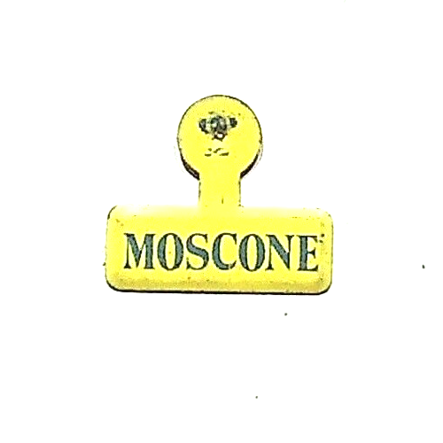 GEORGE MOSCONE FORMER MAYOR OF SAN FRANCISCO - VINTAGE PIN BUTTON & METAL TAB - Picture 1 of 4
