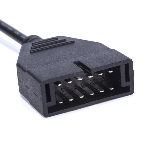 OBD/OBD2 Connector For GM 12Pin OBD1 to 16Pin OBD2 Convertor Adapter Cable - Picture 7 of 9