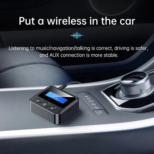Ricevitore trasmettitore VIKEFON EDR Bluetooth 5.0 Display LCD | per auto TV PC - Imagen 5 de 6