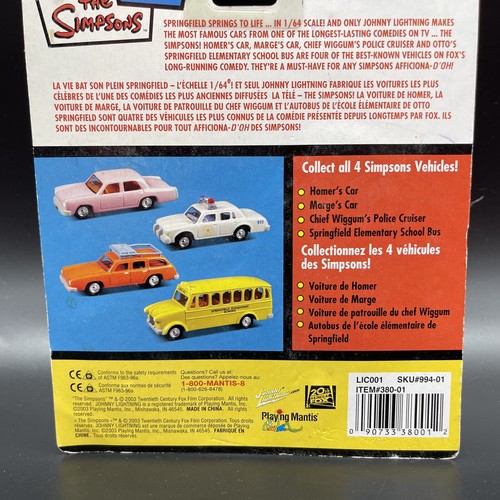 Vintage 2003 Die-Cast Cars The Simpsons Johnny Lightning Marge's Station Wagon - Picture 7 of 16