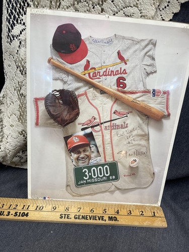 Lot STAN "The Man" MUSIAL 1993 MLB 11 x 14 Poster Cardinals + Photo Pocket Note - Picture 12 of 12