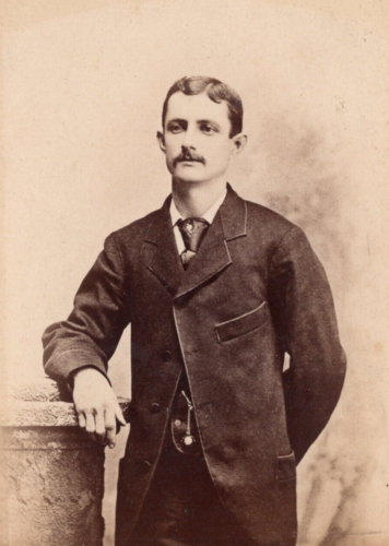 VG+ BALTIMORE 1880s Handsome Man Victorian Cabinet Card by HOLYLUND Gay Int - Picture 5 of 5