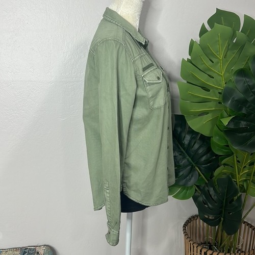 Urban outfitters • bdg 100% cotton snap button front utility shirt - Bild 3 von 10