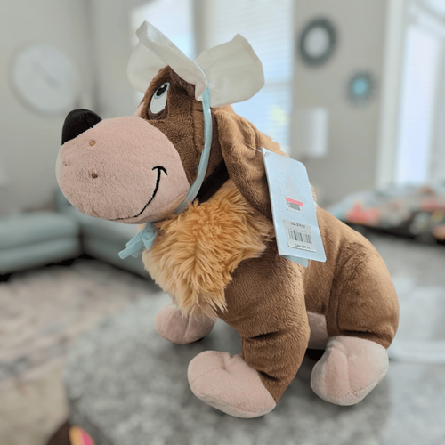 Disney Store Peter Pan Nana With Bonnet 16" Stuffed Plush Brown Dog - Picture 2 of 12