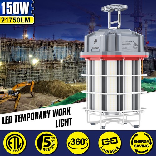 150W Led Temporary Work light Construction Jobsite Industrial Lights Linkable