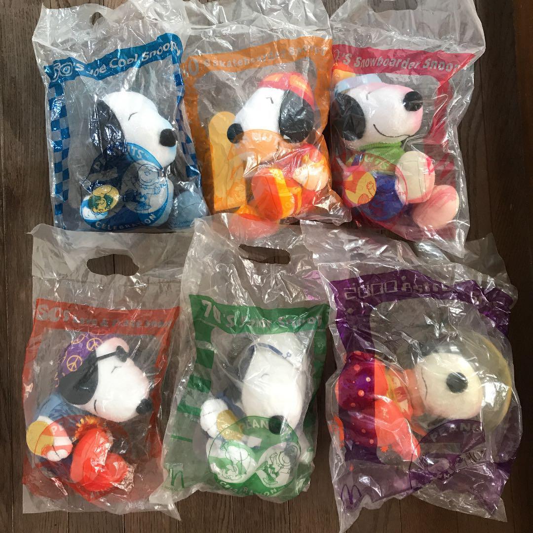 Snoopy 50th Anniversary McDonald's Plush Toy Set of 6 | eBay