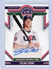 2022 Panini Dylan Crews Auto /399 USA Baseball Stars and Stripes #CNTS-DC