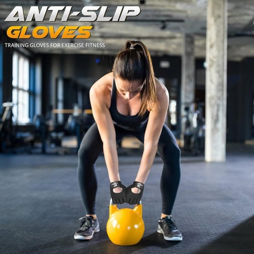 Lightweight Weight Lifting Gloves with Silicone Grip - Ideal for All Workouts - Picture 7 of 9