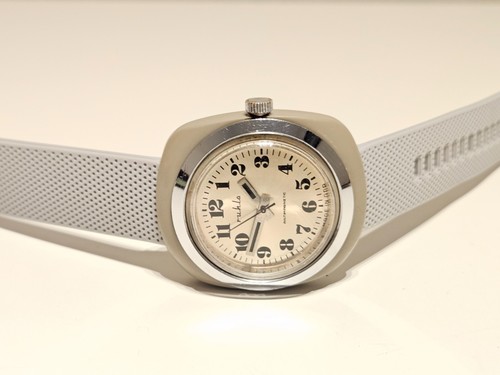 VINTAGE RARE SPORT PLASTIC MEN'S GERMANY MECHANICAL WATCH "RUHLA" TROPICALIZED - Picture 6 of 14