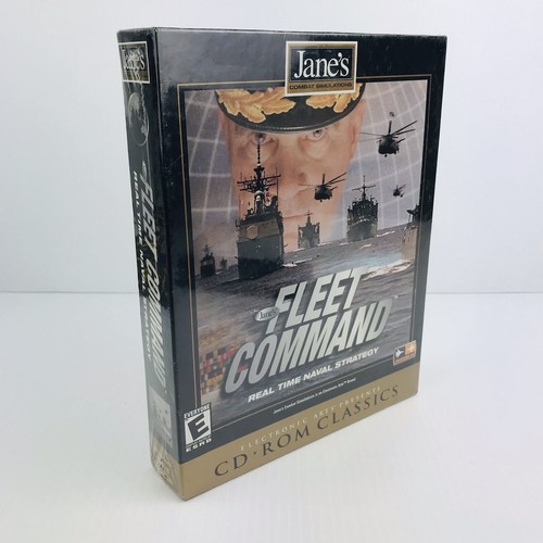 Jane's Fleet Command Combat Simulations PC CD-ROM Game War 1999 Big Box Sealed - Picture 2 of 7