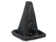 FÜR SUBARU FORESTER II SG 02-08 SCHALTMANSCHETTE SCHALTSACK LEDER NAHT SCHWARZ