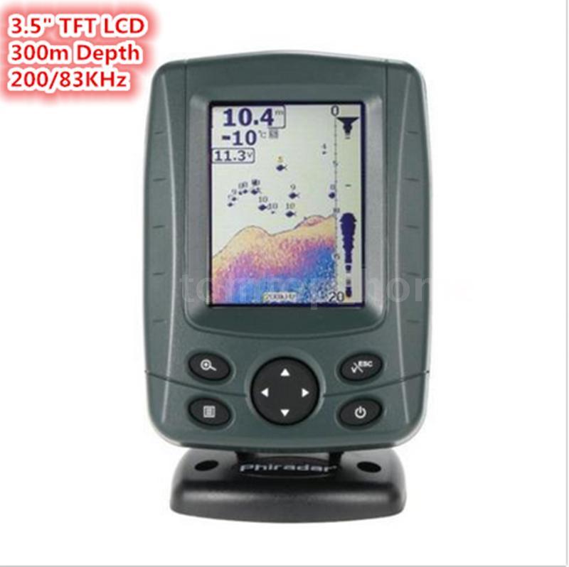 Phiadar 1000ft 300M Sonar Boat Fishfinder Ljudlig djuphavsdetektor Xmas Gift Phiadar 1000ft 300M Sonar Boat Fishfinder Ljudlig djuphavsdetektor Xmas Gift