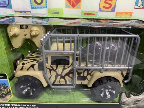 Animal Planet R/C Safari Transporter Toys R Us Remote Control Jeep Truck Rare - 第 2/10 張圖片