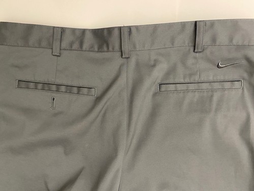 Nike Golf Pants Mens 34x34 Dri Fit Gray Athletic Flat Front Performance - Picture 3 of 7