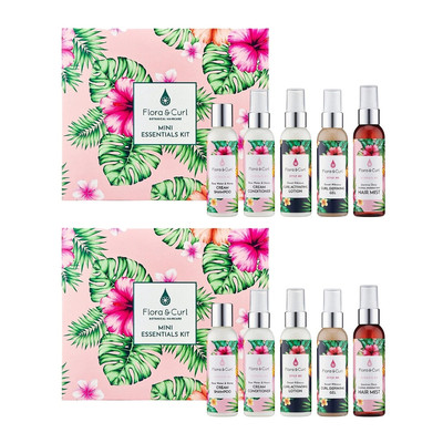 Flora & Curl Mini Essentials Curl Kit - 5 Pieces x2