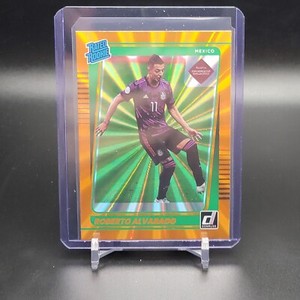 2021-22 Panini Donruss Soccer ORANGE LASER #195 Roberto Alvarado Rated Rookie